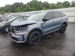 Salvage cars for sale at Assonet, MA auction: 2022 KIA Sorento SX