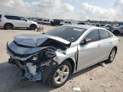 Salvage cars for sale at Houston, TX auction: 2021 Chevrolet Malibu LS