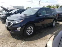 Salvage cars for sale at Chicago Heights, IL auction: 2021 Chevrolet Equinox LT