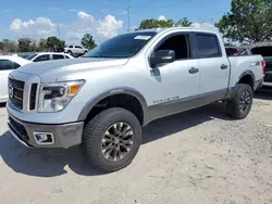 Salvage cars for sale at Riverview, FL auction: 2018 Nissan Titan SV