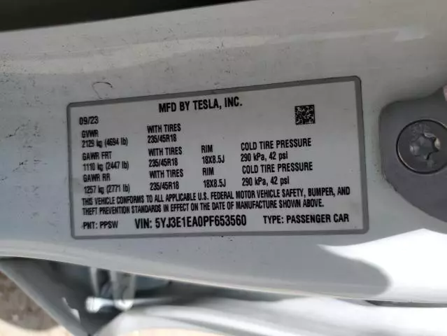 2023 Tesla Model 3