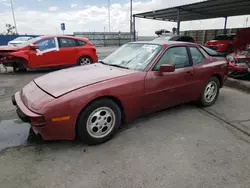 Salvage cars for sale at Anthony, TX auction: 1989 Porsche 944