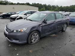 Salvage cars for sale at Exeter, RI auction: 2014 Honda Accord LX