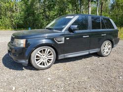 Land Rover salvage cars for sale: 2010 Land Rover Range Rover Sport LUX