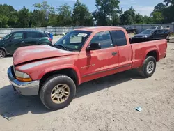 Salvage cars for sale from Copart Hampton, VA: 2002 Dodge Dakota SLT