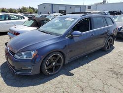 Salvage cars for sale at Vallejo, CA auction: 2015 Volkswagen Golf Sportwagen TDI S