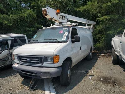 Salvage cars for sale from Copart Waldorf, MD: 2006 Ford Econoline E350 Super Duty Van