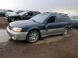 Salvage cars for sale at Brighton, CO auction: 2000 Subaru Legacy Outback AWP