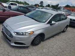 Salvage cars for sale from Copart Bridgeton, MO: 2014 Ford Fusion S