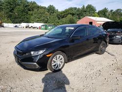 Salvage cars for sale at Mendon, MA auction: 2019 Honda Civic LX