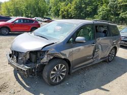 Salvage cars for sale at Marlboro, NY auction: 2019 Toyota Sienna XLE