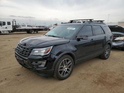 Salvage cars for sale at Brighton, CO auction: 2016 Ford Explorer Sport