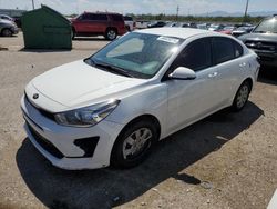 Salvage cars for sale at Tucson, AZ auction: 2021 KIA Rio LX