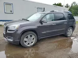 Salvage cars for sale at Lyman, ME auction: 2014 GMC Acadia Denali