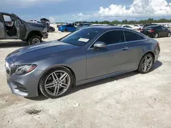 Salvage cars for sale from Copart Arcadia, FL: 2018 Mercedes-Benz E 400