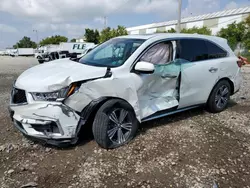 Acura salvage cars for sale: 2018 Acura MDX