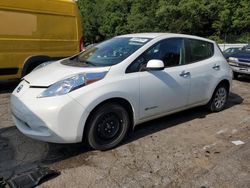 Salvage cars for sale at Austell, GA auction: 2014 Nissan Leaf S