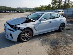 Salvage cars for sale at West Mifflin, PA auction: 2021 Genesis G70