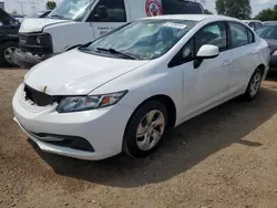 Honda salvage cars for sale: 2013 Honda Civic LX