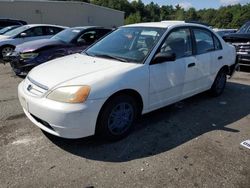 Salvage cars for sale at Exeter, RI auction: 2001 Honda Civic LX