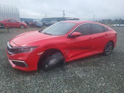 Honda salvage cars for sale: 2021 Honda Civic EX