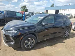 Salvage cars for sale at Woodhaven, MI auction: 2024 Chevrolet Blazer 2LT