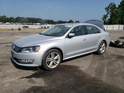 Salvage cars for sale at Dunn, NC auction: 2015 Volkswagen Passat SEL