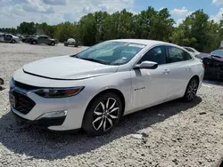 Salvage cars for sale at Houston, TX auction: 2022 Chevrolet Malibu RS