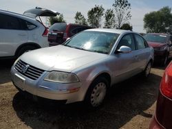 Volkswagen salvage cars for sale: 2004 Volkswagen Passat GL