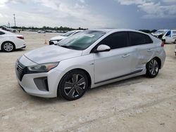 Salvage cars for sale at Arcadia, FL auction: 2017 Hyundai Ioniq Limited