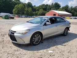 Salvage cars for sale at Mendon, MA auction: 2016 Toyota Camry LE