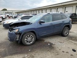 Jeep salvage cars for sale: 2021 Jeep Cherokee Latitude LUX