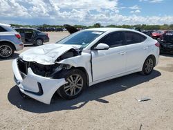 Salvage cars for sale at San Antonio, TX auction: 2018 Hyundai Elantra SEL