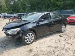 Salvage cars for sale from Copart Candia, NH: 2015 Toyota Corolla L