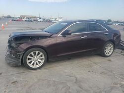 Salvage cars for sale at Grand Prairie, TX auction: 2017 Cadillac ATS