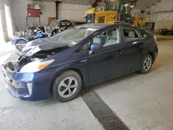 Salvage cars for sale at Center Rutland, VT auction: 2013 Toyota Prius