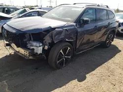 Salvage cars for sale at Elgin, IL auction: 2022 Toyota Highlander XSE