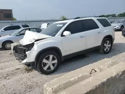 Salvage cars for sale from Copart Kansas City, KS: 2011 GMC Acadia SLT-2