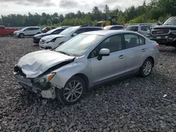 Salvage cars for sale at Windham, ME auction: 2012 Subaru Impreza Premium