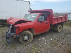 Salvage trucks for sale at Columbia Station, OH auction: 2009 Chevrolet Silverado C3500