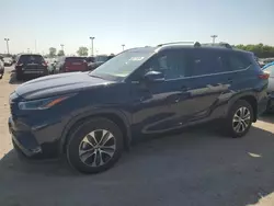 Salvage cars for sale at Indianapolis, IN auction: 2021 Toyota Highlander XLE