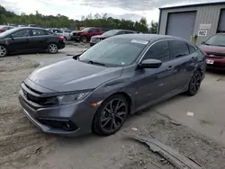 Salvage cars for sale at Duryea, PA auction: 2019 Honda Civic Sport