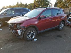 Salvage cars for sale at Denver, CO auction: 2018 Toyota Rav4 HV Limited