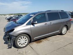 Toyota salvage cars for sale: 2015 Toyota Sienna XLE