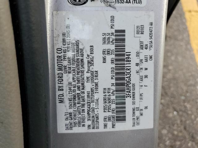 2012 Ford Fusion S