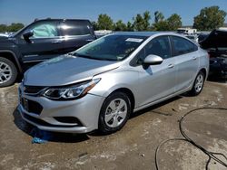 Salvage cars for sale at Bridgeton, MO auction: 2018 Chevrolet Cruze LS