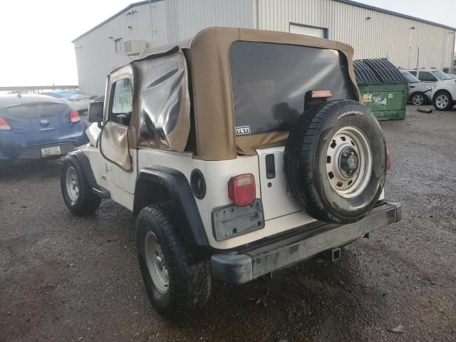 2001 Jeep Wrangler / TJ SE