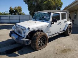 Jeep Wrangler Unlimited Sahara salvage cars for sale: 2017 Jeep Wrangler Unlimited Sahara