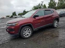 Jeep salvage cars for sale: 2022 Jeep Compass Latitude LUX