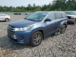 Vehiculos salvage en venta de Copart Windham, ME: 2017 Toyota Highlander SE